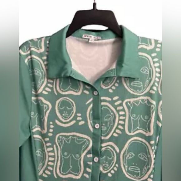 Patrick Church Button Up Knit Jumper | NYC Artist Limited  Edition Size Large - Picture 6 of 13